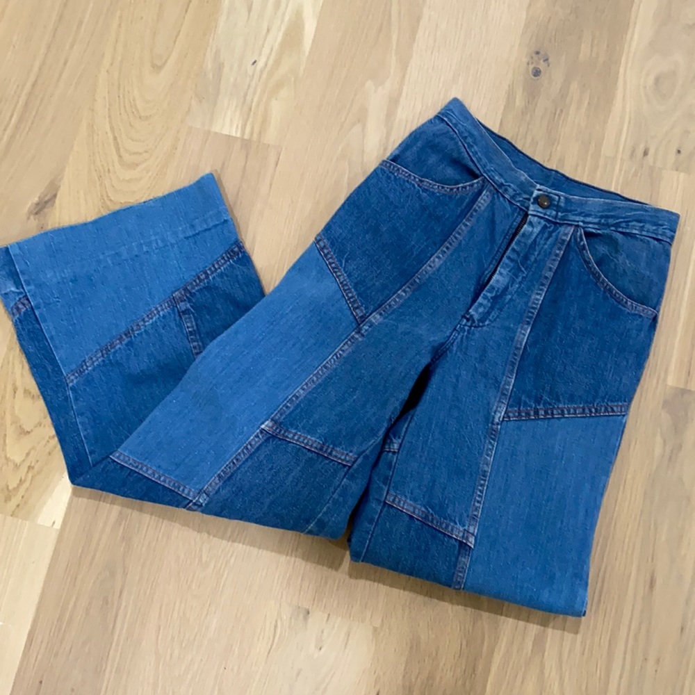 Feathers Boutique Vintage Patchwork Denim